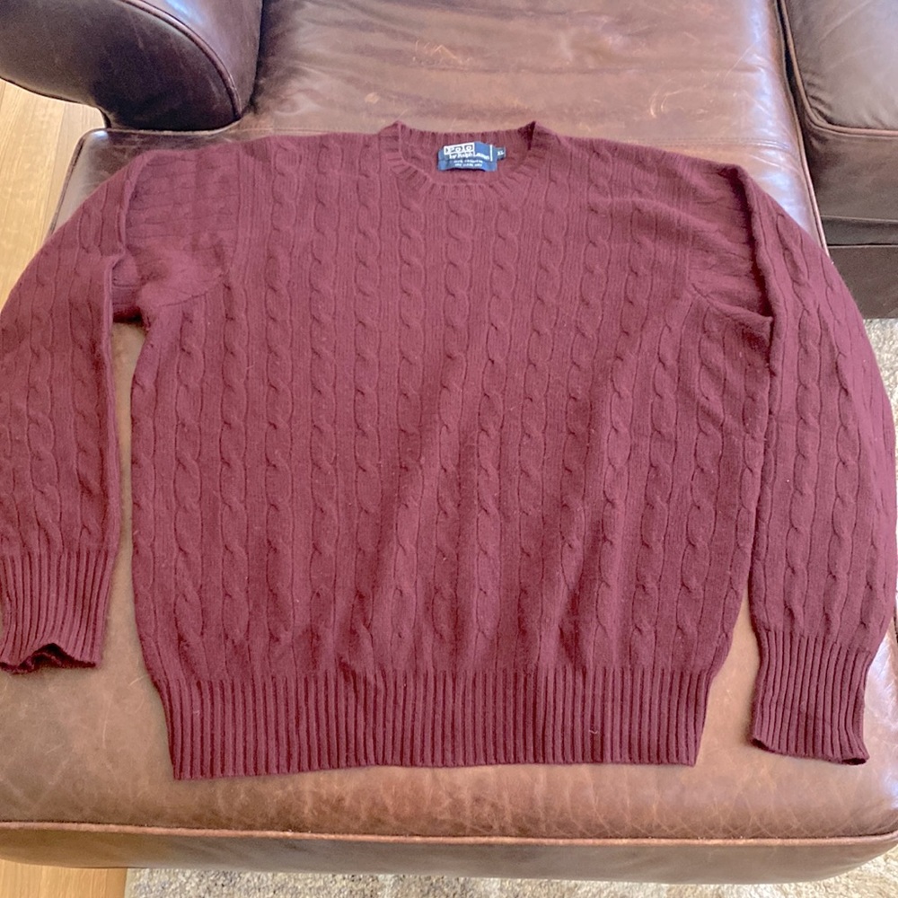 Polo by Ralph Lauren- Crewneck Sweater - 100% Cashmere